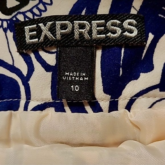 Express Floral Skirt Sz 10 - Picture 3 of 4